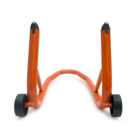 Béquille avant pour prise sous fourreaux de fourches