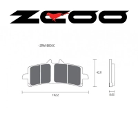 Plaquette de frein type "vitesse" zcoo zrm-b005ex