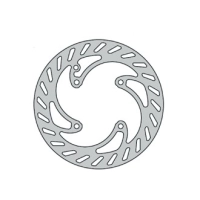 Disque de frein arrière type rond fe.b351