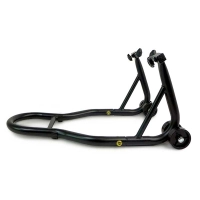 Béquille d'atelier moto roue avant sous fourche