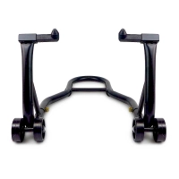 Béquille d'atelier moto roue avant sous fourche