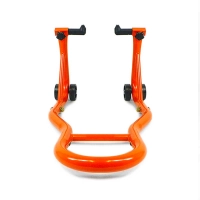 Béquille d'atelier moto roue avant sous fourche