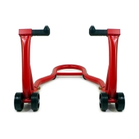 Béquille d'atelier moto roue avant sous fourche