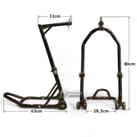 Béquille avant sous t de fourche