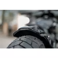 Vgarde-boue arrière m8 softail "bobbstr" 2018-2025 deluxe/heritage/slim/low rider/sport glide pour pneus larges 150-170 avec entretoises métalliques