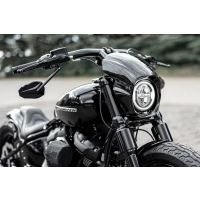 Carénage de phare softail street bob fxbb/s et low rider fxlr série "aggressor" 2018-2025