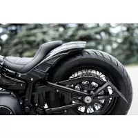 Garde-boue arrière m8 softail "bobbstr" 2018-2025 deluxe/heritage/slim/low rider/sport glide pour pneus larges 150-170 avec entretoises métalliques