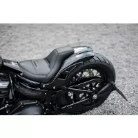 Garde-boue arrière m8 softail "bobbstr" 2018-2025 deluxe/heritage/slim/low rider/sport glide pour pneus larges 150-170 avec entretoises métalliques