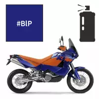 Peinture en spray blue pearl ktm 950 adventure 2002-2013