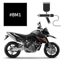 Peinture noir mat ktm 990 supermoto t smt 2009-2014