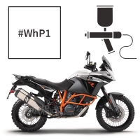 Peinture ktm crystal white pearl ktm 1190 adventure r 2013-2016