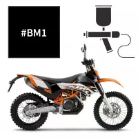 Peinture noir mat ktm 690 enduro r 2008-2016