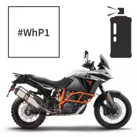 Peinture en spray crystal white pearl ktm 1190 adventure r 2013-2016