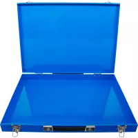 Caisse à outils métallique vide pour inserts de servante datelier 3/3 bgs bgs