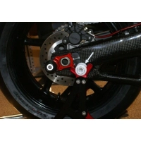 Paire de diabolos en plastique pour protection d'axe arrière m8