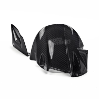 Lèche roue + protection chaine bas carbone  aprilia dorsoduro 750 2008-2009