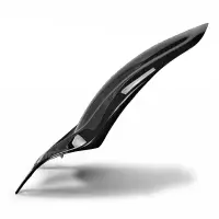 Lèche roue "long" carbone ducati 848 1098 1198