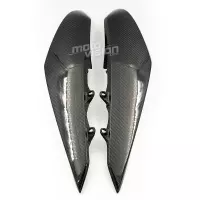 Partie centrale écopes latéraux en carbone kawasaki z1000 2010 2013