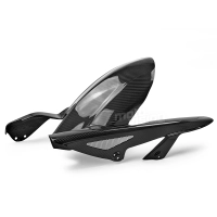 Lèche roue + protection chaine carbone kawasaki z1000 2010-