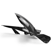 Lèche roue + protection chaine carbone kawasaki z1000 2010-