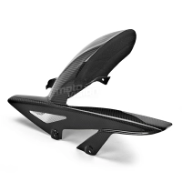 Lèche roue + protection chaine carbone kawasaki z1000 2010-