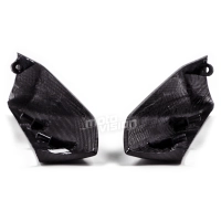 Partie haute écopes latéraux (sur entrée d'air) carbone kawasaki z1000 2010-2013
