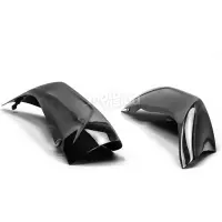 Paire de protection de silencieux carbone yamaha r1 2009-2014