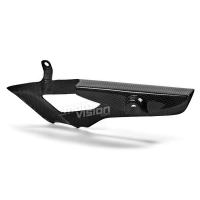 Guide chaine carbone suzuki gsxr1000 2005 - 2006