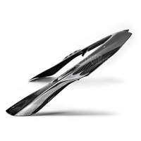 Partie suppérieure de tête de fourche carbone  gsxr 1000 2009-2015