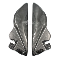 Paire de caches sous réservoir carbone triumph speed triple 2011