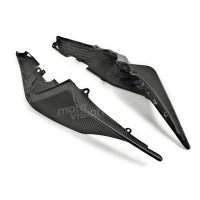 Ecopes de coque  carbone mat pour aprilia rsv4 2009-2014