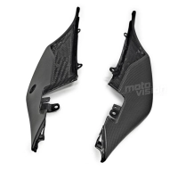 Ecopes de coque  carbone mat pour aprilia rsv4 2009-2014