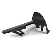 Lèche roue avec guide chaine carbone ktm duke 390