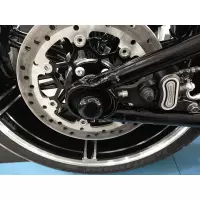 Jeu de couvercles d'essieu à pivot complet 2018  2025, pour modèles softail avec ensembles de fourche inversée/inversée