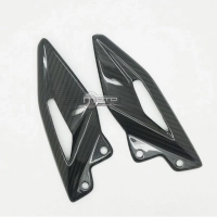 Paire de reposes pieds carbone mat triumph 765/800/1050 street triple r/s/rs  2017-2021
