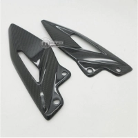 Paire de reposes pieds carbone mat triumph 765/800/1050 street triple r/s/rs  2017-2021