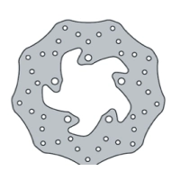 Disque de frein arrière type wave fe.s518v