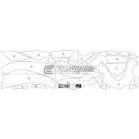 Film de protection anti-gravion eazi-guard® pour aprilia rsv4 2015-2017
