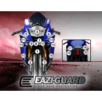 Film de protection anti-gravion eazi-guard® pour yamaha  r6  2017