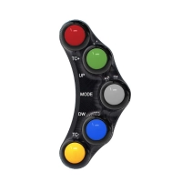 Commodo gauche 5 boutons type racing  jet prime ducati hypermotard hyperstrada monster /r diavel panigale streetfighter superleg