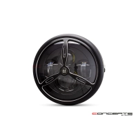 Phare avant led 7,7" phare et code tri-prop grill