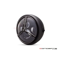 Phare avant led 7,7" phare et code tri-prop grill