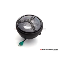 Phare avant led 7,7" phare et code tri-prop grill