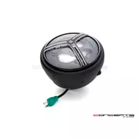 Phare avant led 7,7" phare et code tri-pro grill