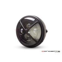 Phare avant led 7,7" phare et code x cross grill