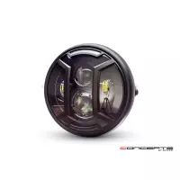 Phare avant led 7,7" phare et code armour grill