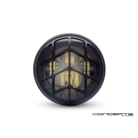 Phare avant led 7,7" phare et code spyder grill