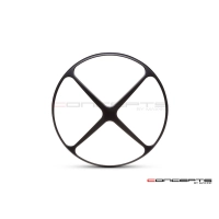 Grille de phare  7" aluminium cnc cross design