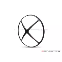 Grille de phare  7" aluminium cnc cross design