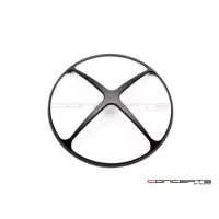 Grille de phare  7" aluminium cnc cross design